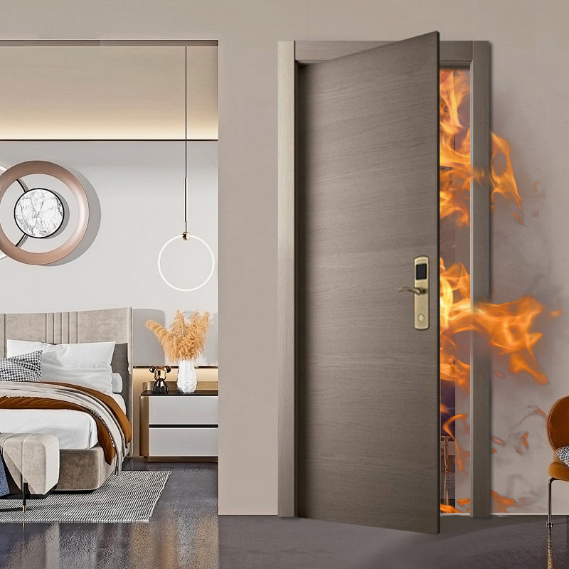 Norway Interior Aluminum Frame Wooden Doors