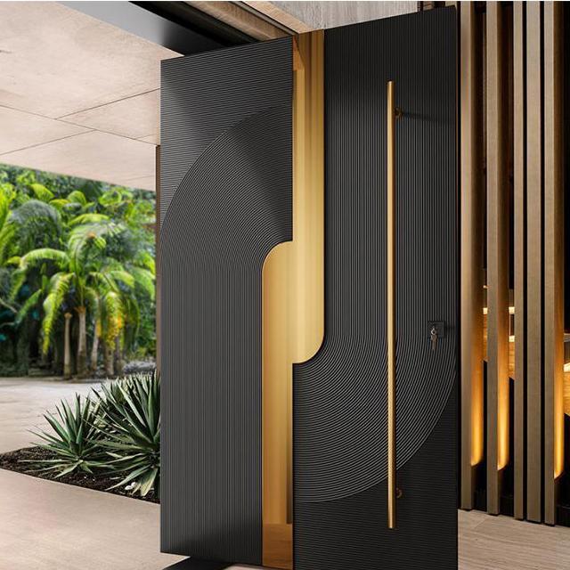 Modern Impact Resistant Aluminum Entrance Doors for House (3).jpg