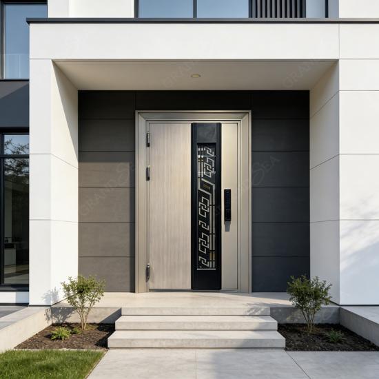 Cork Luxury Coastal Villa Custom 304 Stainless Steel Door