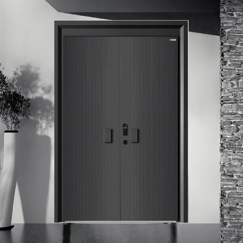 Bulletproof Cast Aluminum Security Door | Explosion Resistant Steel Entry Door