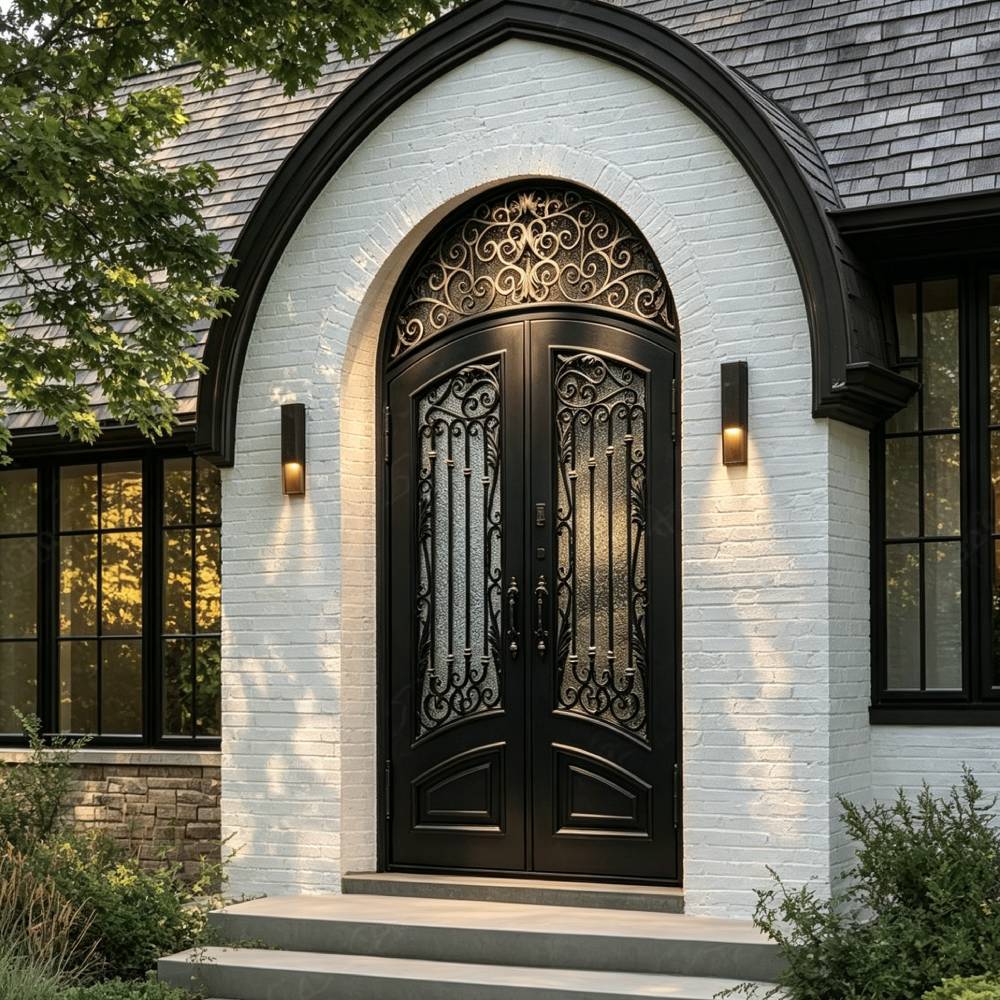 Custom Wrought Iron Glass Door.jpg