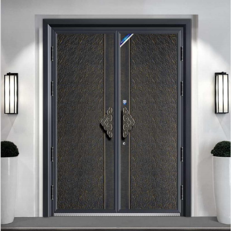 Luxury Cast Aluminum Double Steel Door Costa Rica Villa Entrance