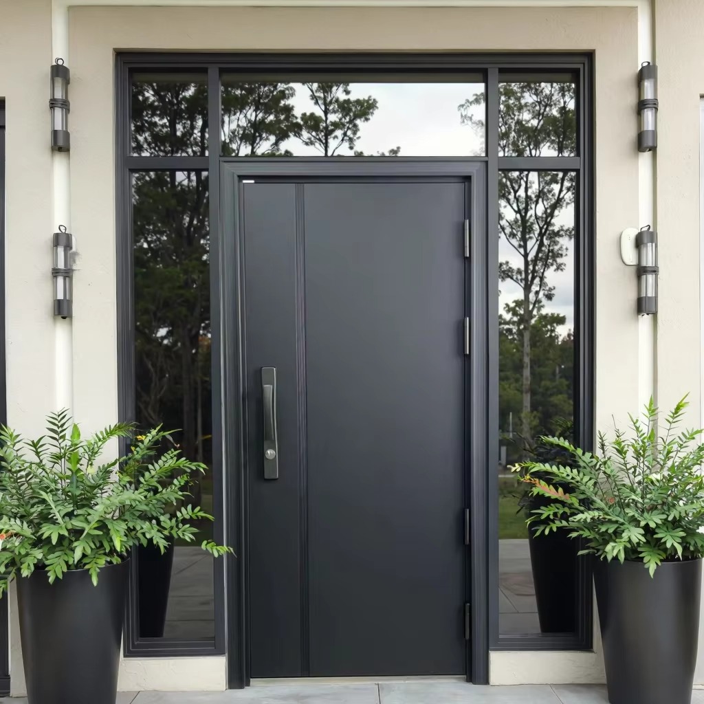 Exterior Security Entry Door for House | Outdoor Front Gate - DERCHI