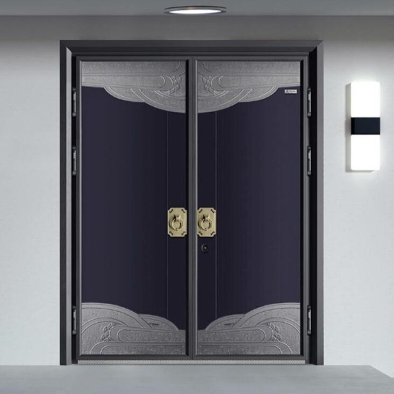 Luxury Villa Heavy Cast Aluminum Main Entry Door | Security Entrance