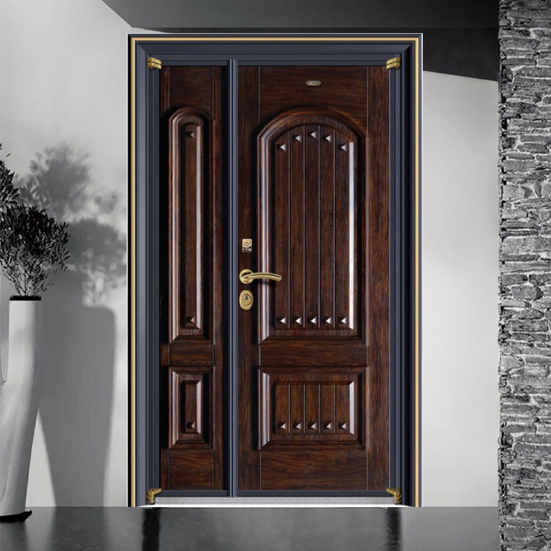 Luxury Villa Casting Aluminum Armour Door | Exterior Security Front Door