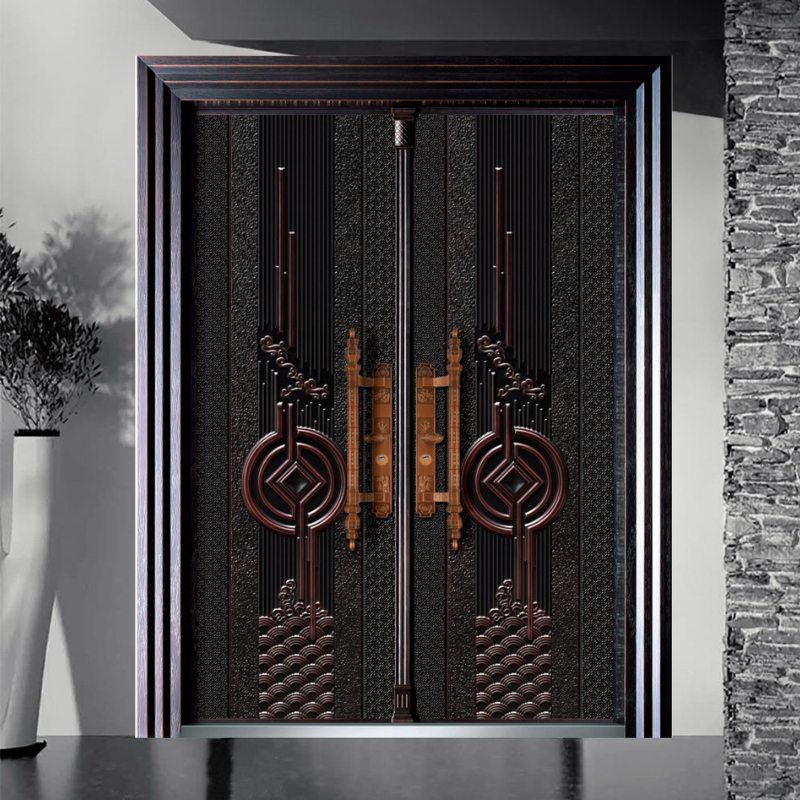 Luxury Turkey Armored Door | Bulletproof Steel Wooden Exterior Security Door