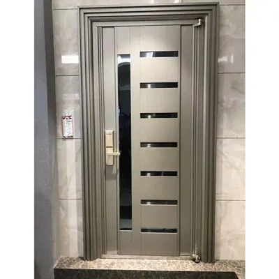Simple Stainless Steel Entry Door Quezon City