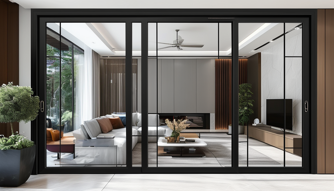 Thermal Insulated Aluminum Door For Family Houses