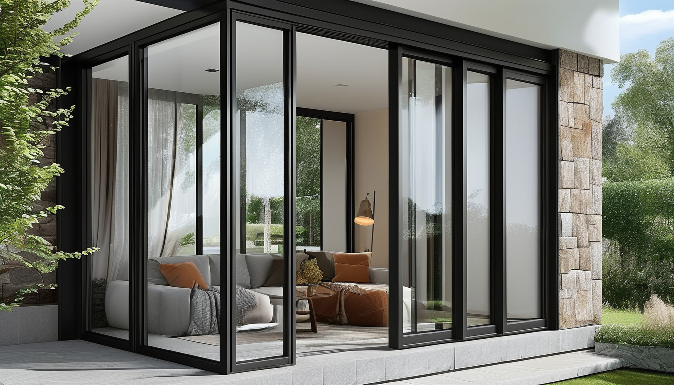 Thermal Break Aluminum Door For Family Houses