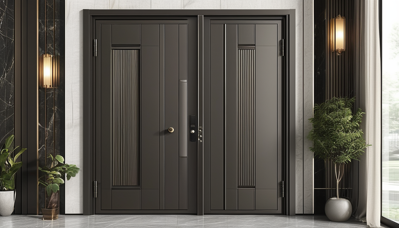 Premium Aluminum Entry Door For Family Houses