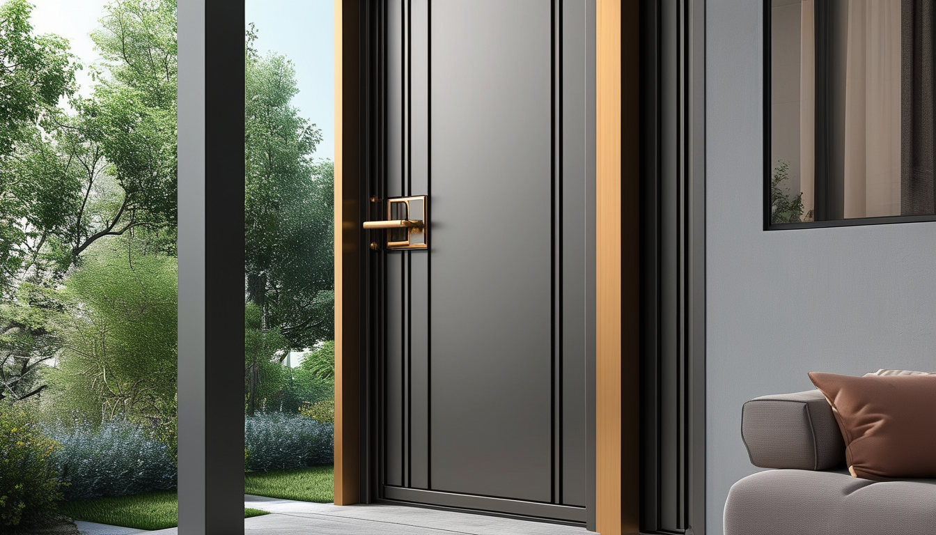 Aluminum Security Door For Family Houses