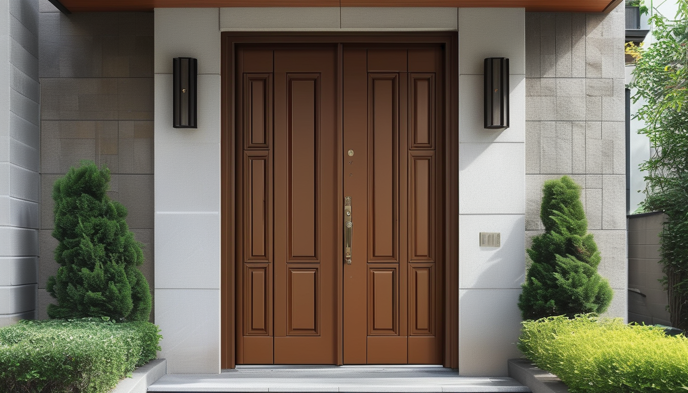 Weather Resistant Entry Door For Family Houses