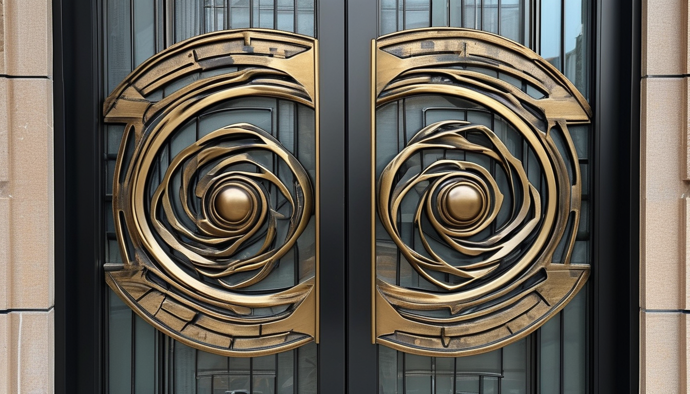 Pivot Front Door For Residential Buildings