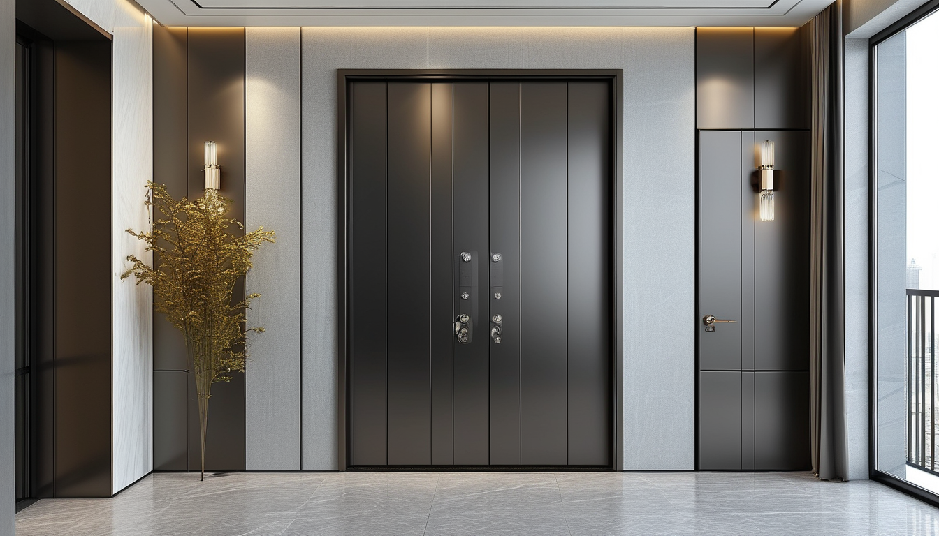 Premium Aluminum Entry Door For Apartment Buildings