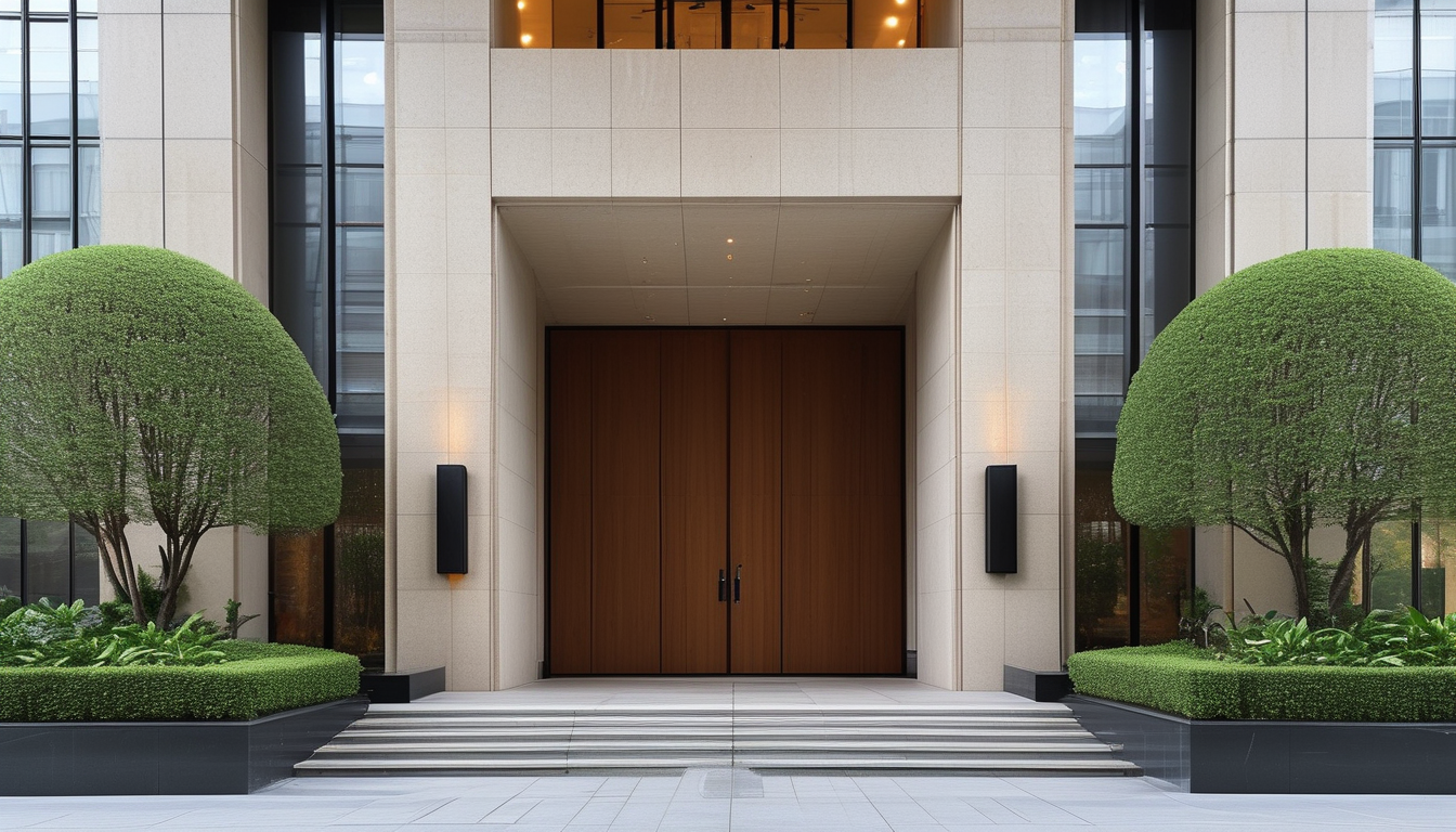 Oversized Entry Door For Apartment Buildings