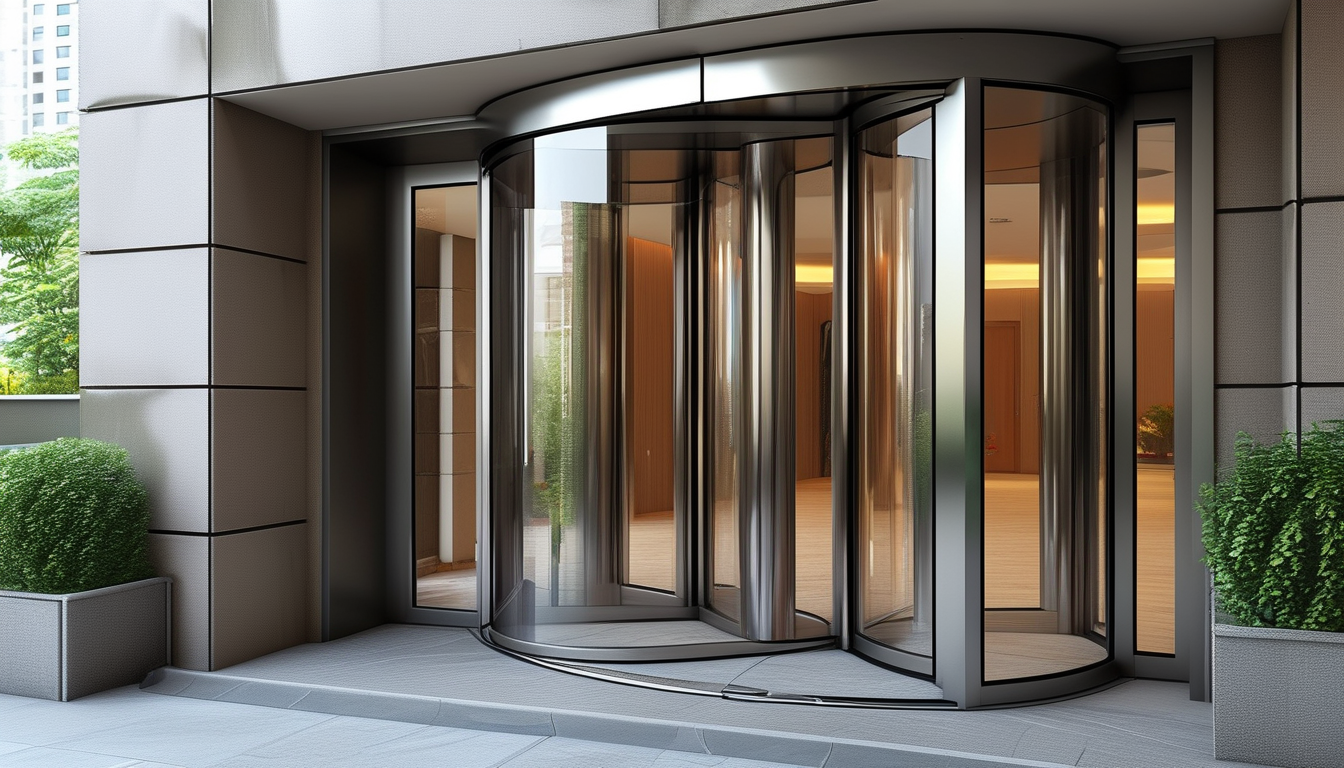 Large Pivot Door For Apartment Buildings