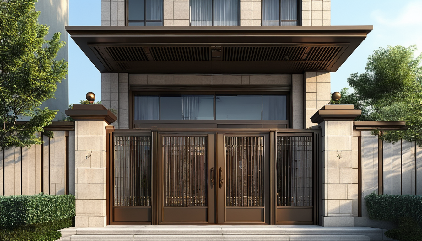 Aluminium Entrance Door For Townhouses