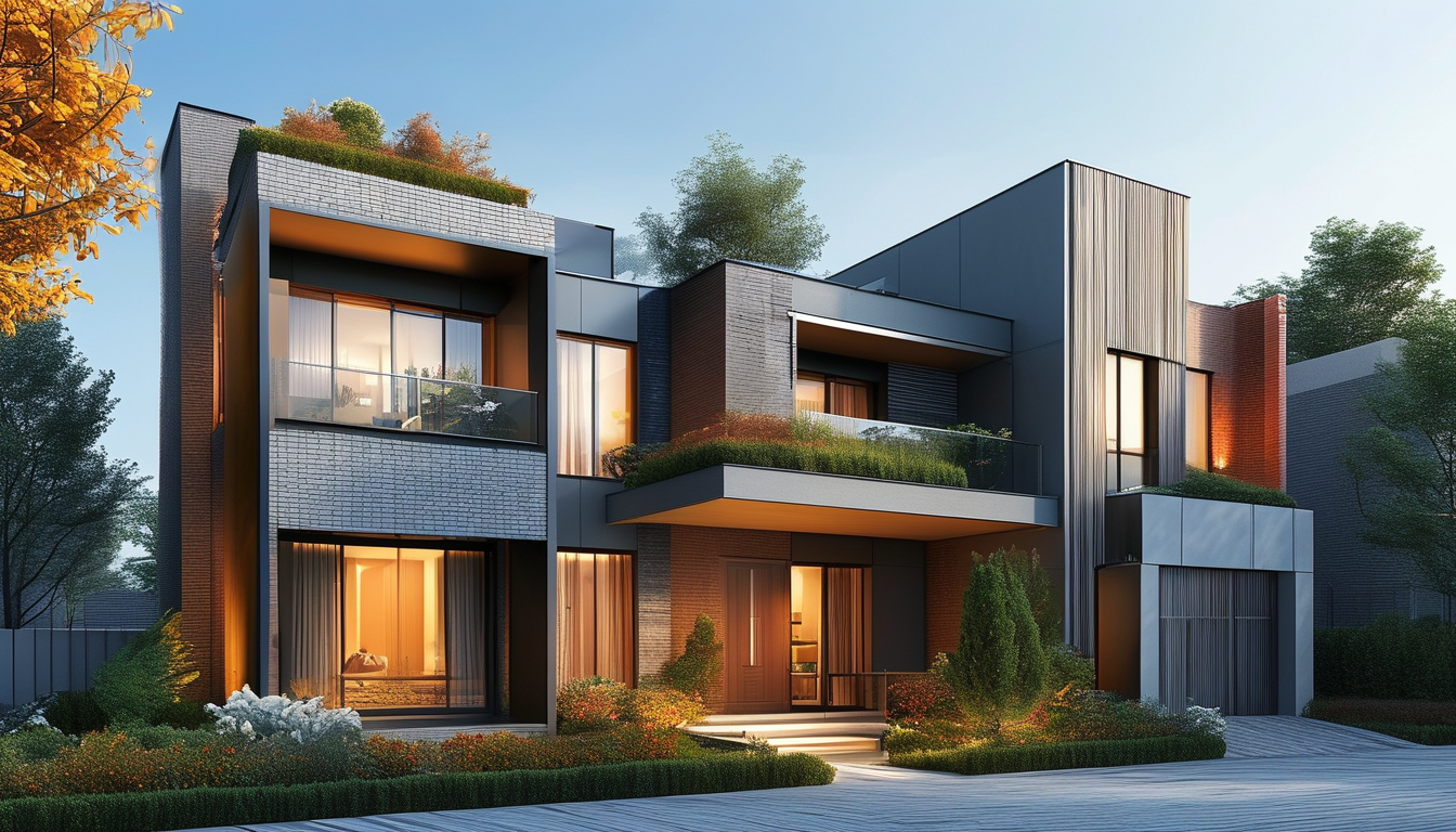 Designer Front Door For Townhouses