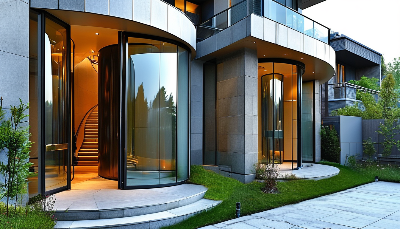Pivot Entry Door For Townhouses
