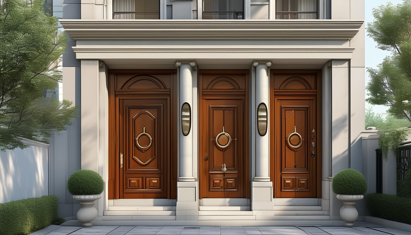 Large Pivot Door For Townhouses