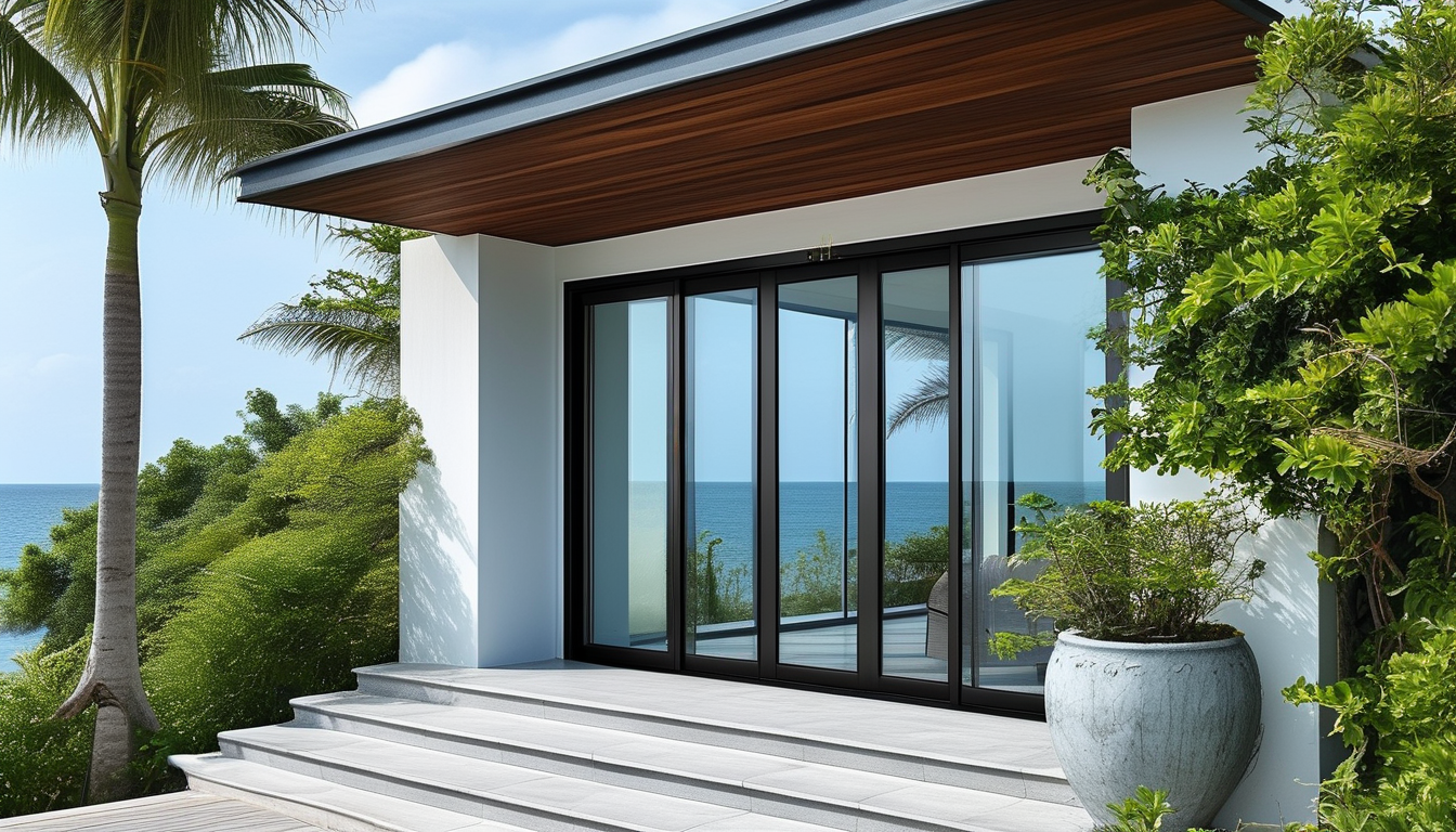 Aluminum Entrance Door For Beach Houses