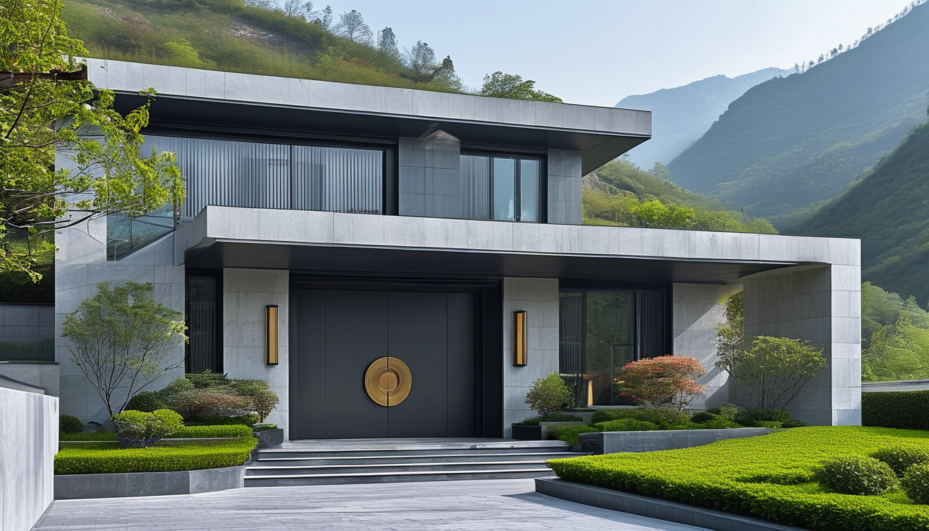 Oversized Entry Door For Mountain Houses