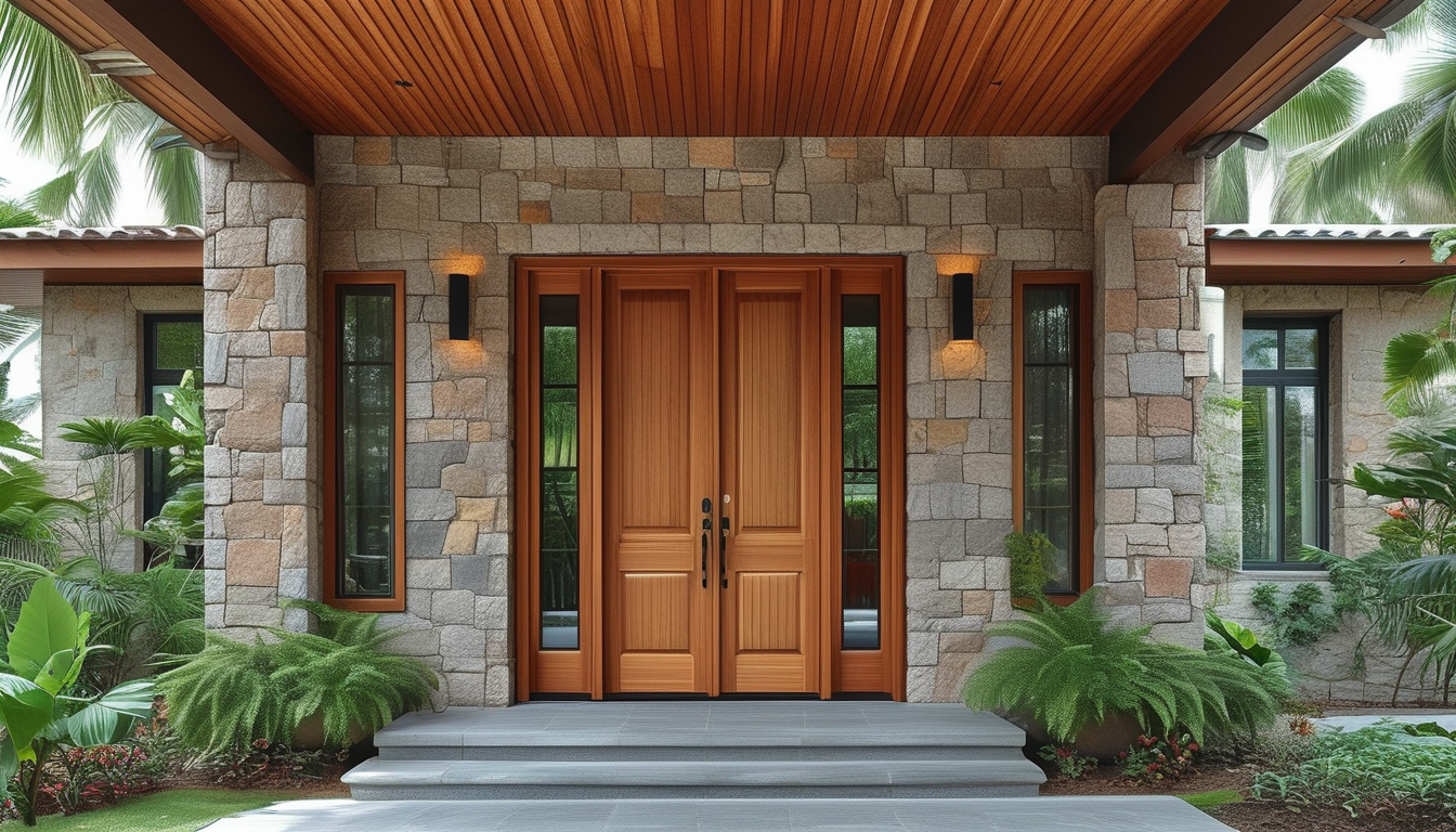 Weather Resistant Entry Door For Vacation Homes