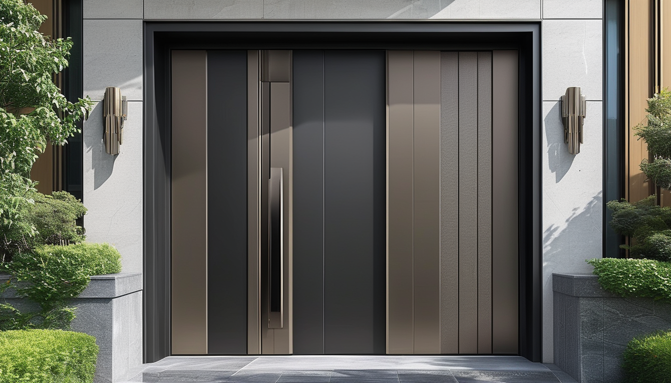 Aluminum Entry Door For Real Estate Projects