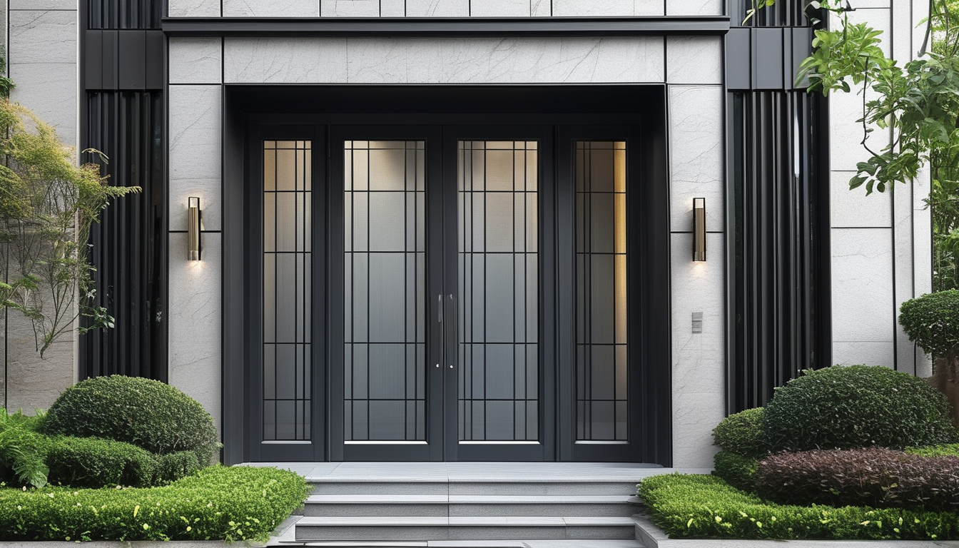 Aluminum Front Door For Real Estate Projects