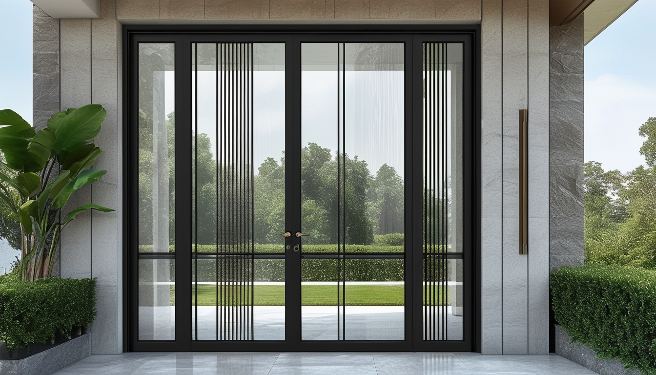 Thermal Insulated Aluminum Door For Luxury Real Estate Projects