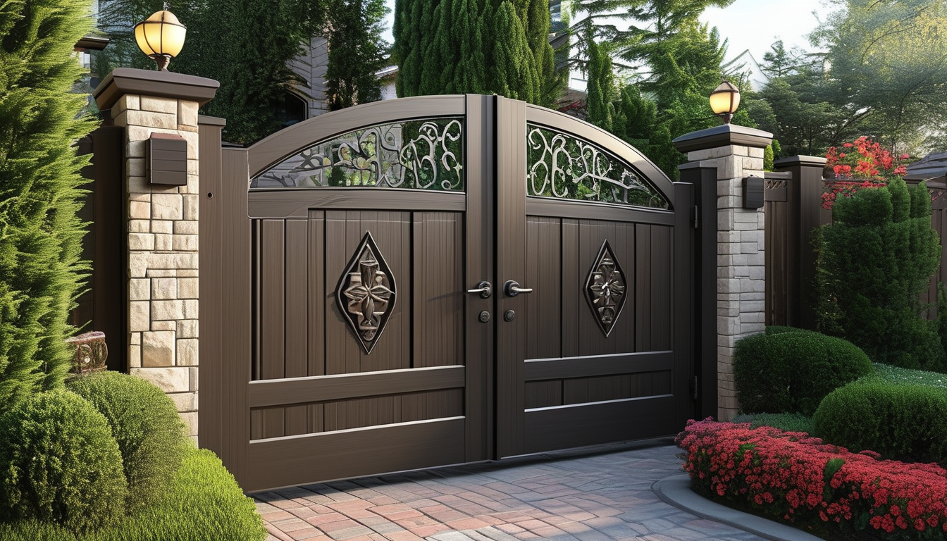 Double Entry Door For Gated Communities