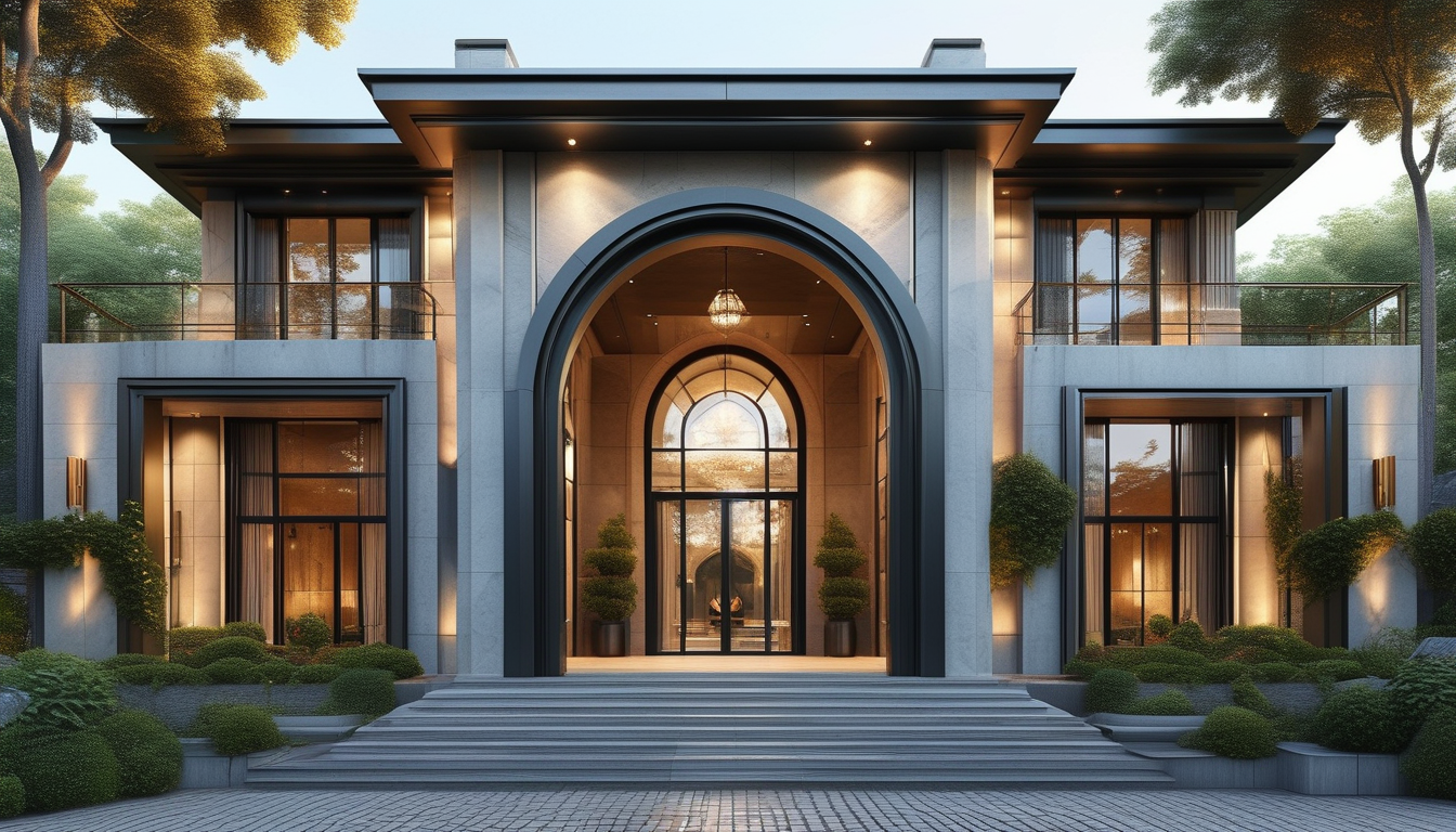 Double Entry Door For Architectural Design Projects