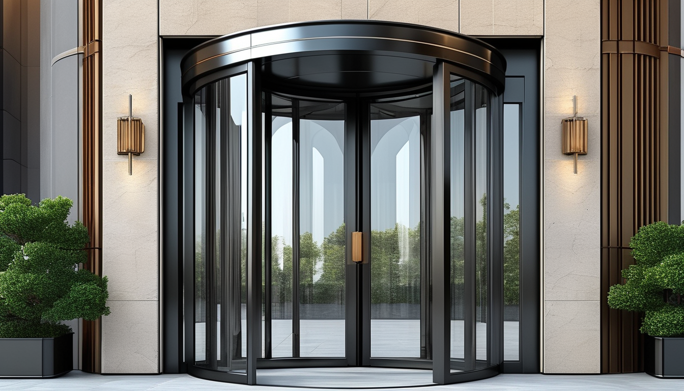 Aluminum Pivot Door For Architectural Design Projects