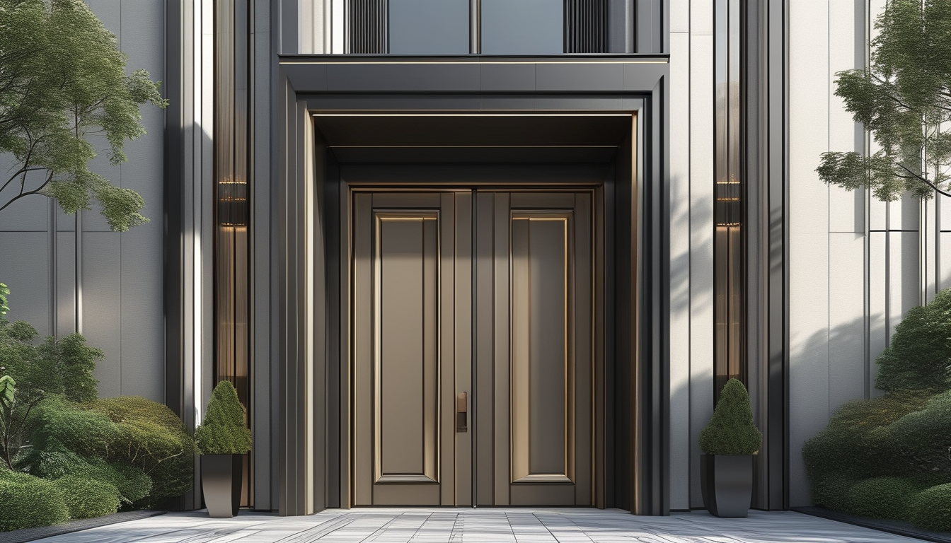 High Security Entry Door For Architectural Design Projects