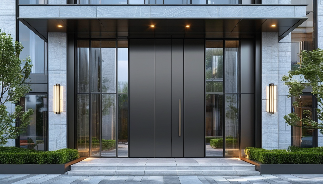 Aluminum Residential Door For Commercial Buildings