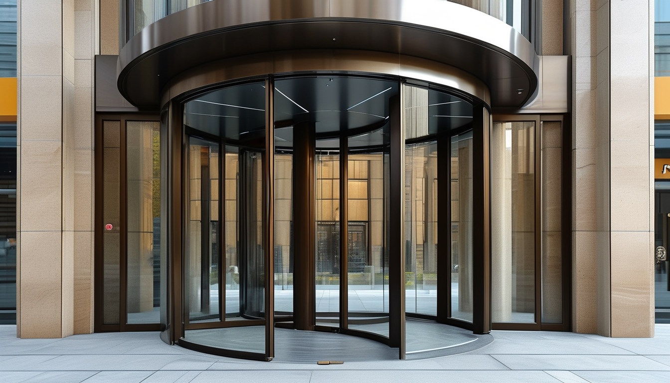 Pivot Entrance Door For Commercial Buildings