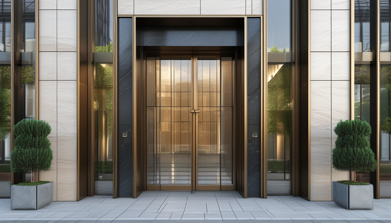 Security Front Door For Commercial Buildings