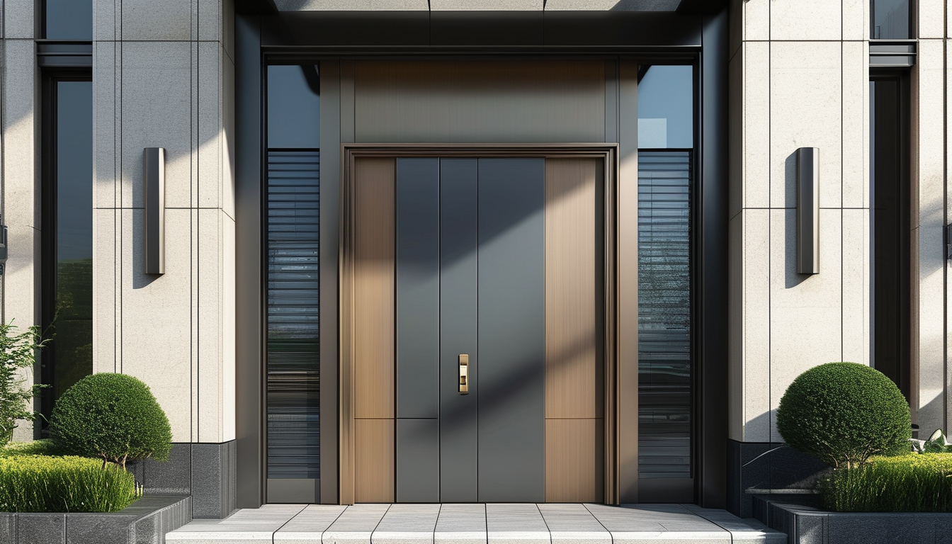 Weather Resistant Entry Door For Commercial Buildings