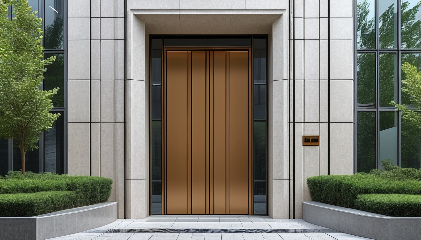 Energy Efficient Entry Door For Office Buildings