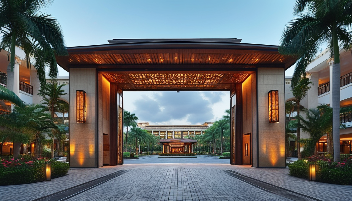 Large Entrance Door For Hotels & Resorts