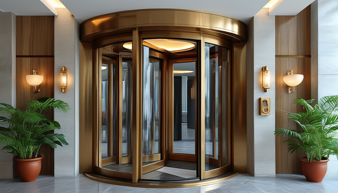 Aluminum Pivot Door For Boutique Hotels
