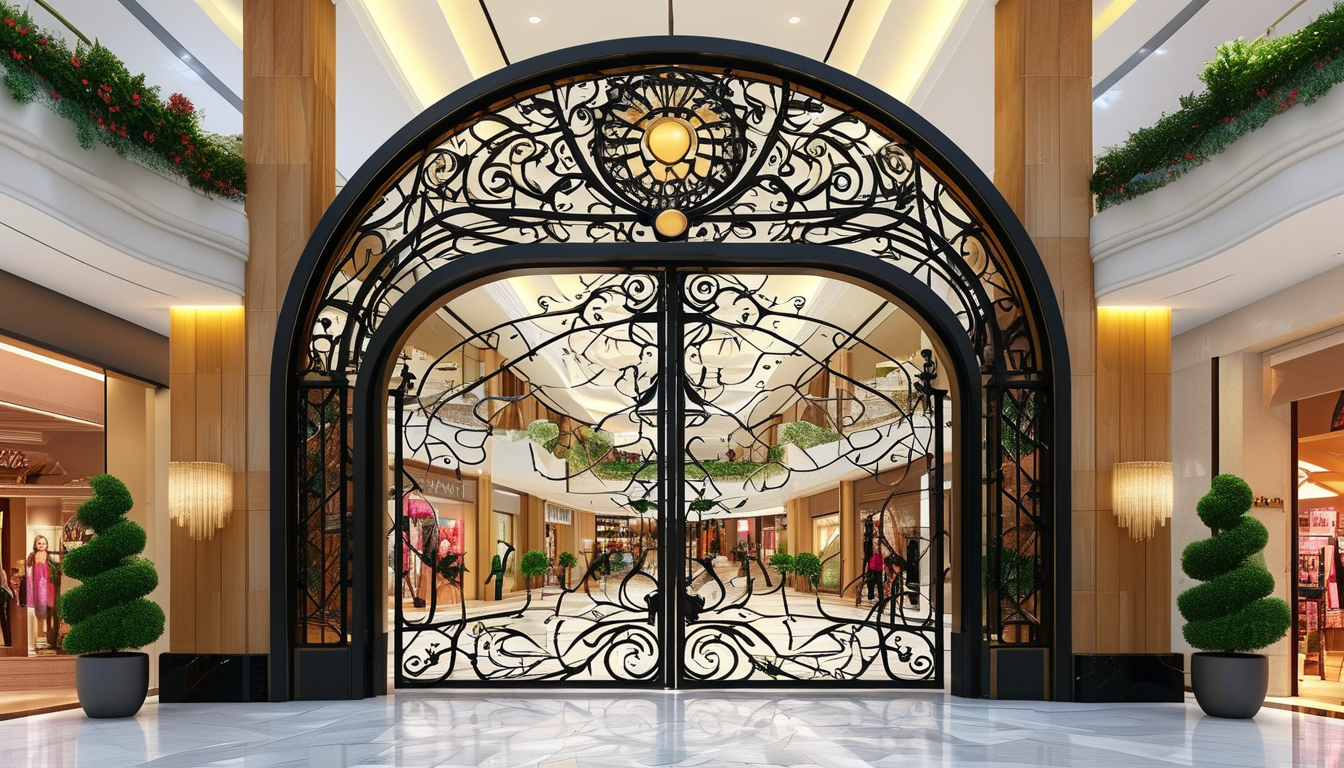 Designer Front Door For Shopping Centers