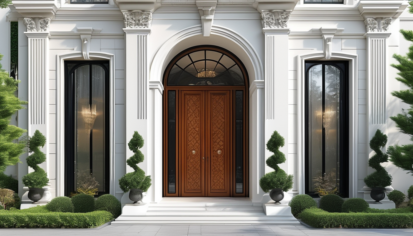Villa Entry Door For Showrooms