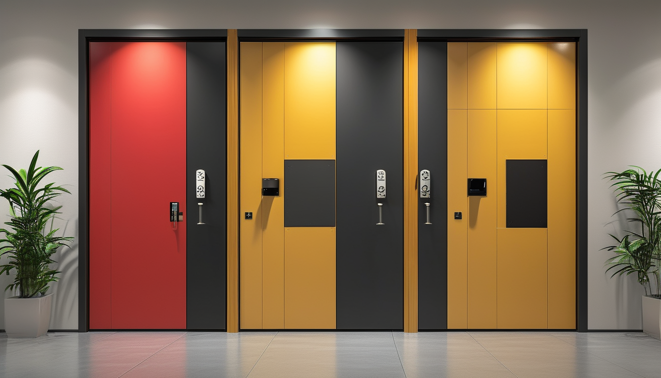 Multi Point Locking Door For Showrooms