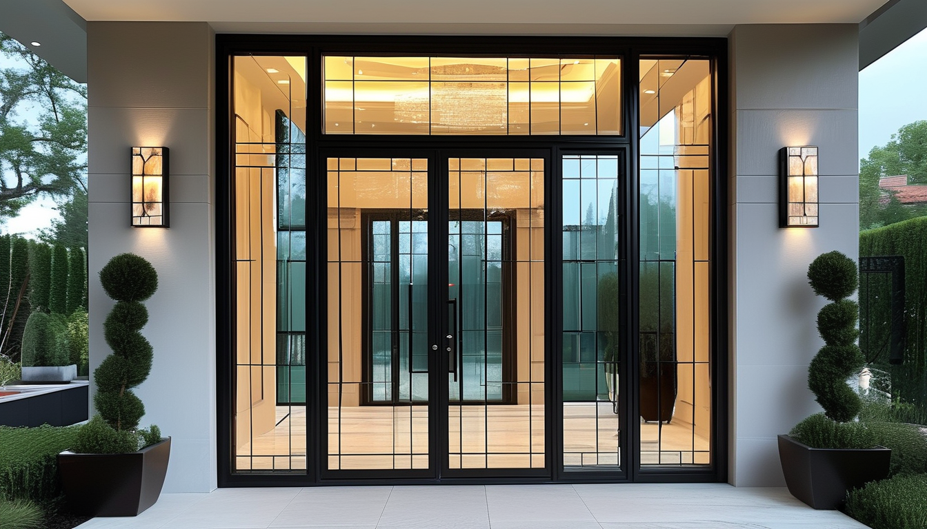 Glass Entry Door For Entrance Renovation Projects