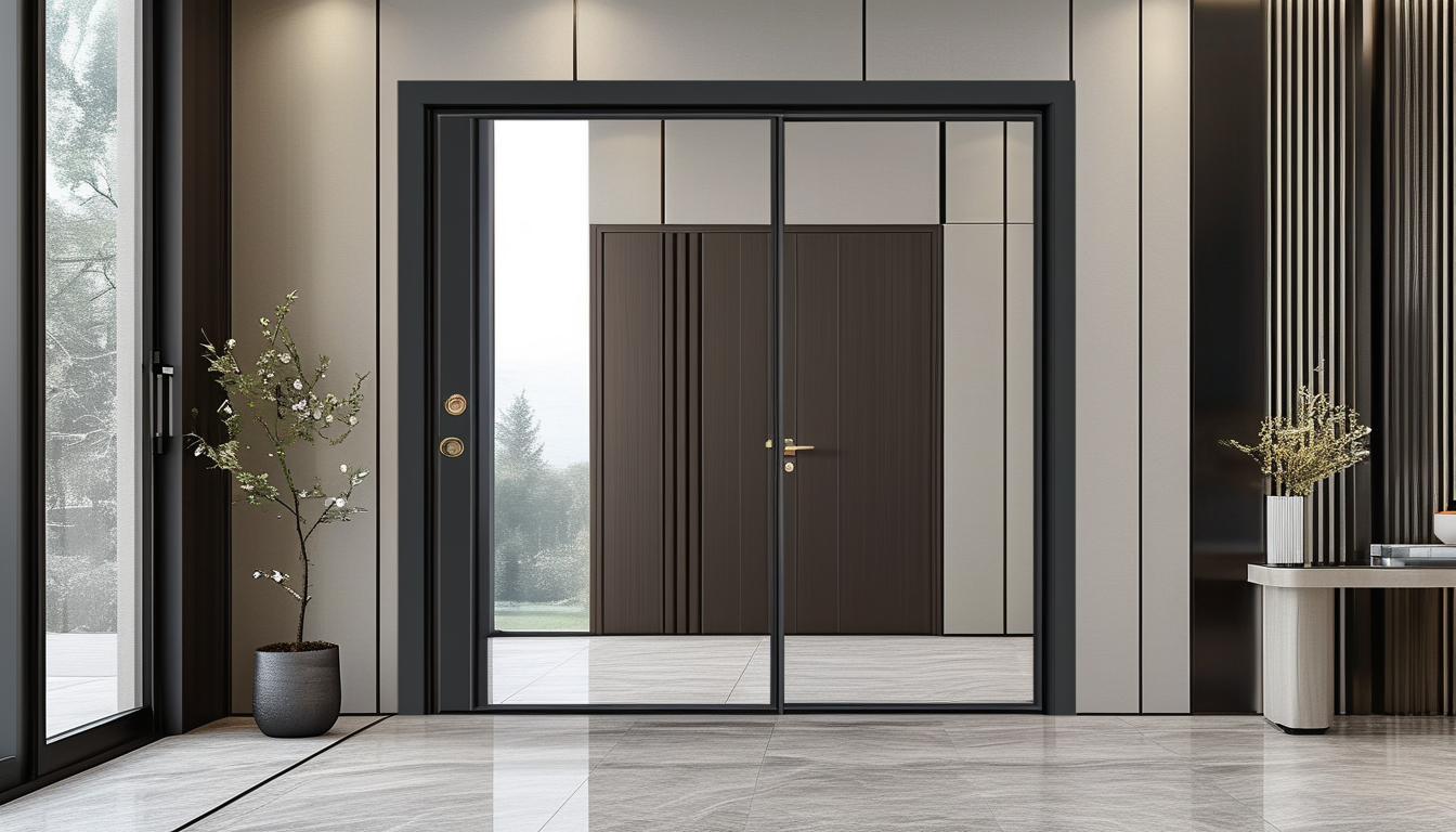 Aluminium Entrance Door For Interior Design Projects