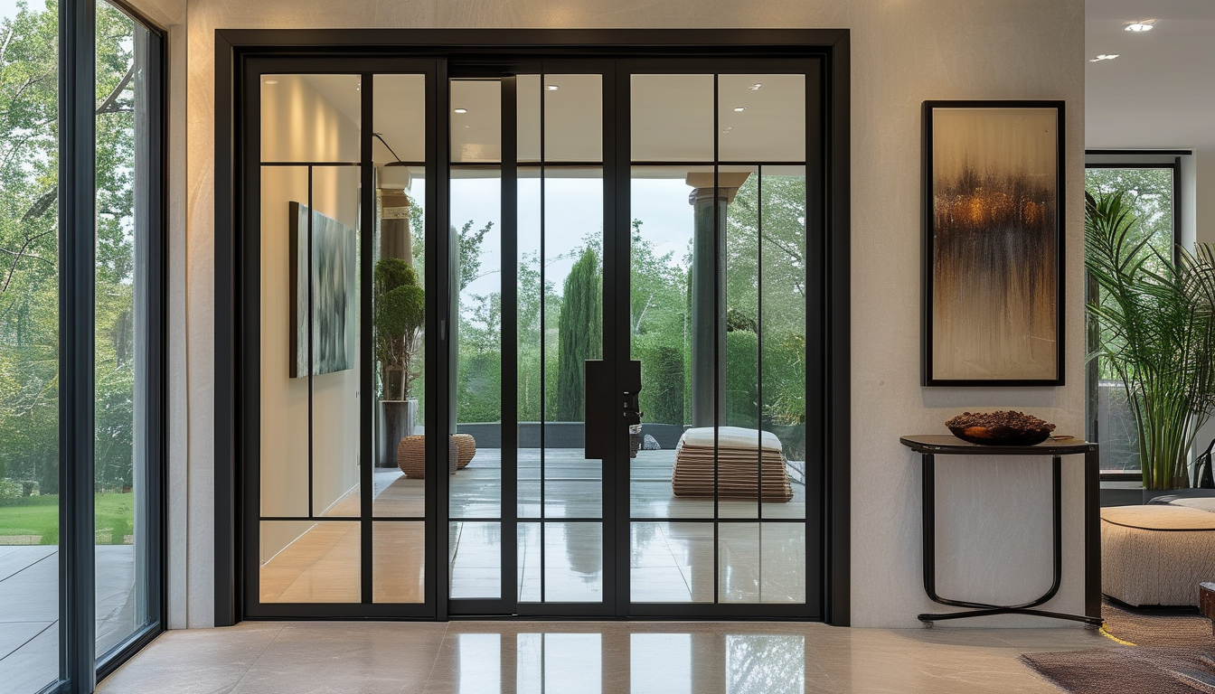 Frameless Glass Entry Door For Interior Design Projects