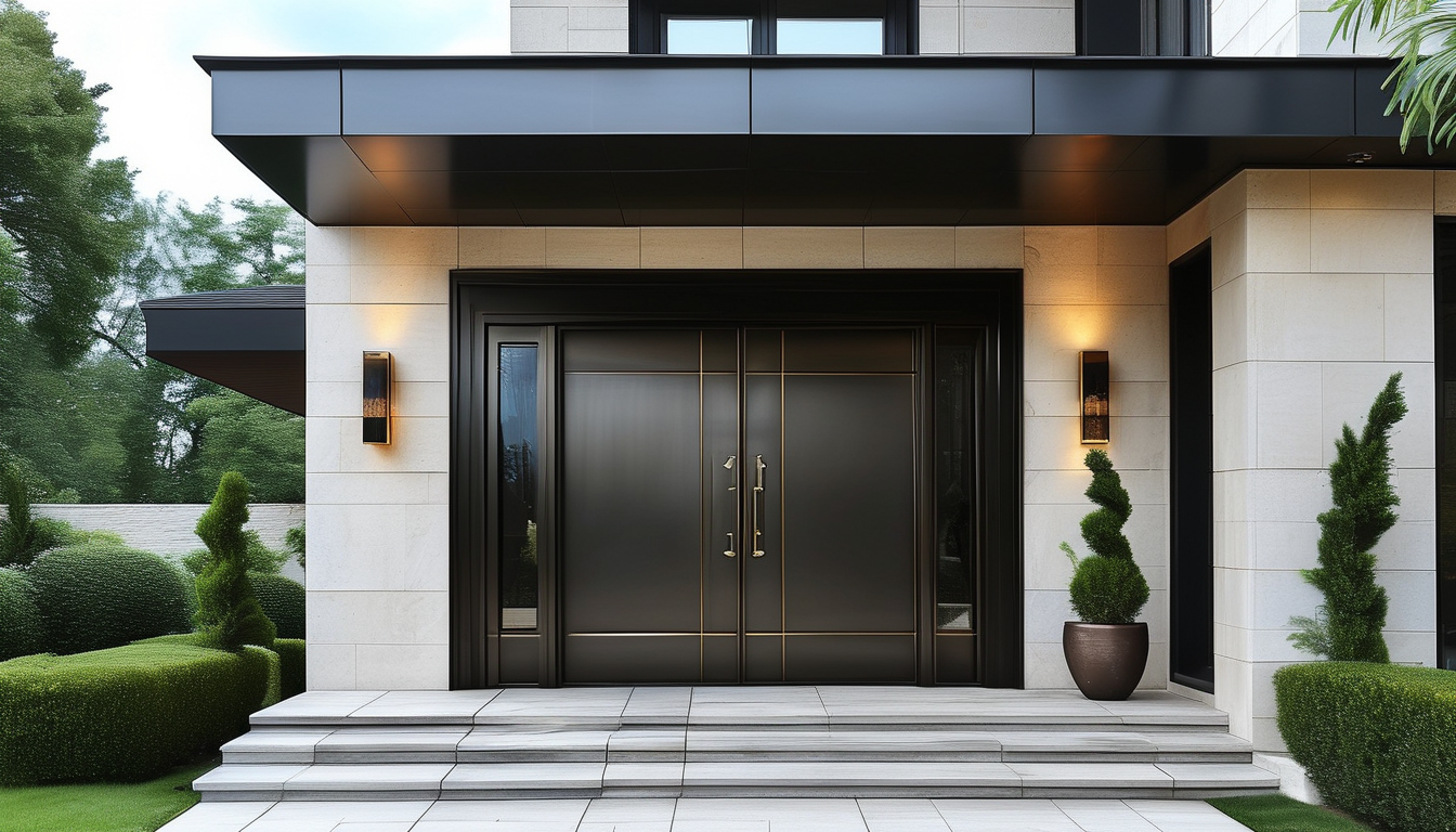 Aluminium Entry Door For Luxury Home Renovations