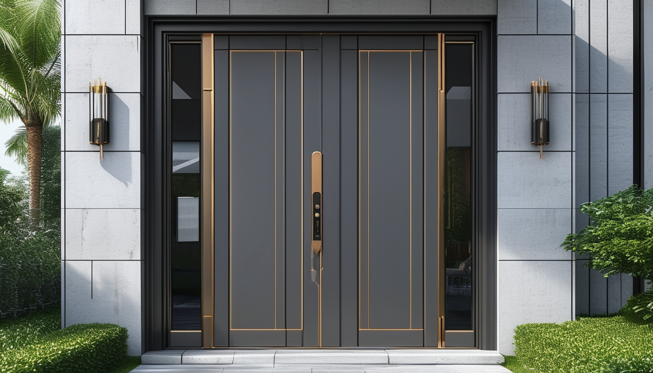 Aluminum Entry Door For New Construction Projects