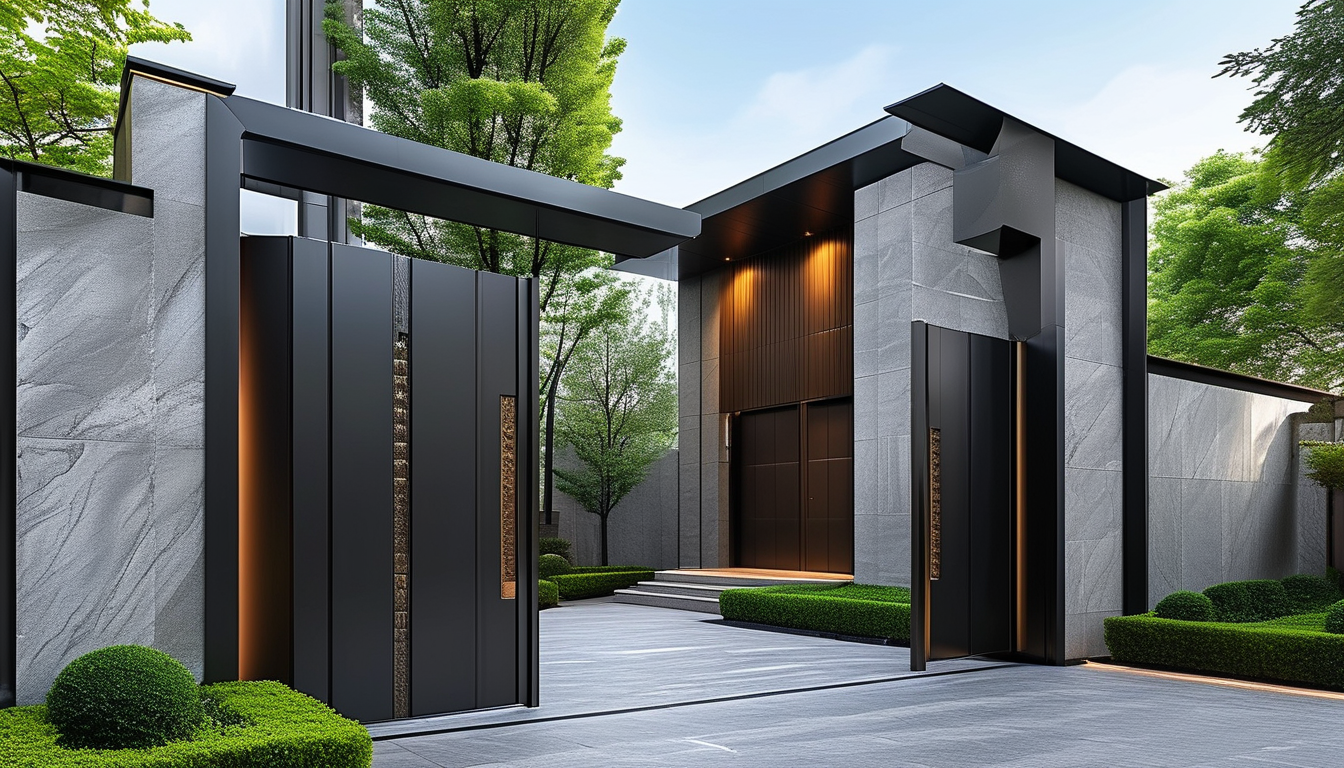 Modern Villa Entrance Door For New Construction Projects